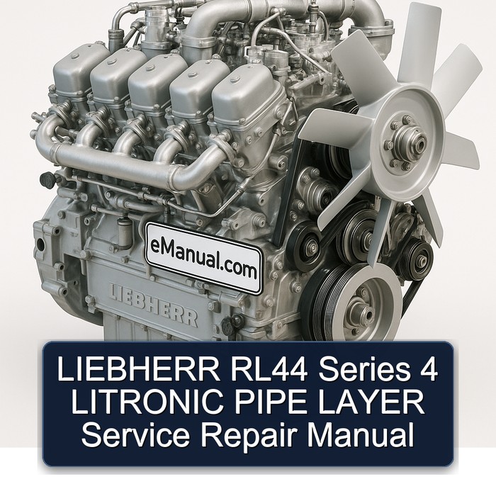 Liebherr Series Manuals RL44 4 Litronic Pipe Layer Service Repair Workshop Manual PDF