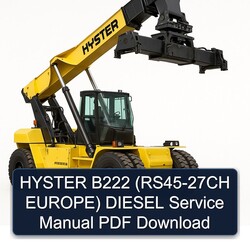 Hyster B222 (rs45-27ch Europe) Diesel Service Repair Workshop Manual PDF