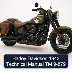 Harley Davidson Technical Manuals 1943 TM 9-879 Service Repair Workshop Manual PDF