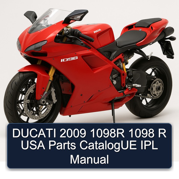 2009 Ducati 1098 1098R R USA IPL Parts Catalog PDF