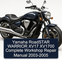 2003-2005 Yamaha Warrior Roadstar XV17 XV1700 Service Repair Workshop Manual PDF
