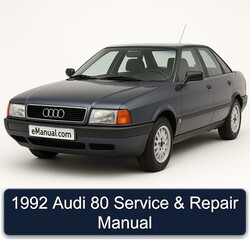 1992 Audi 80 Service Repair Workshop Manual PDF