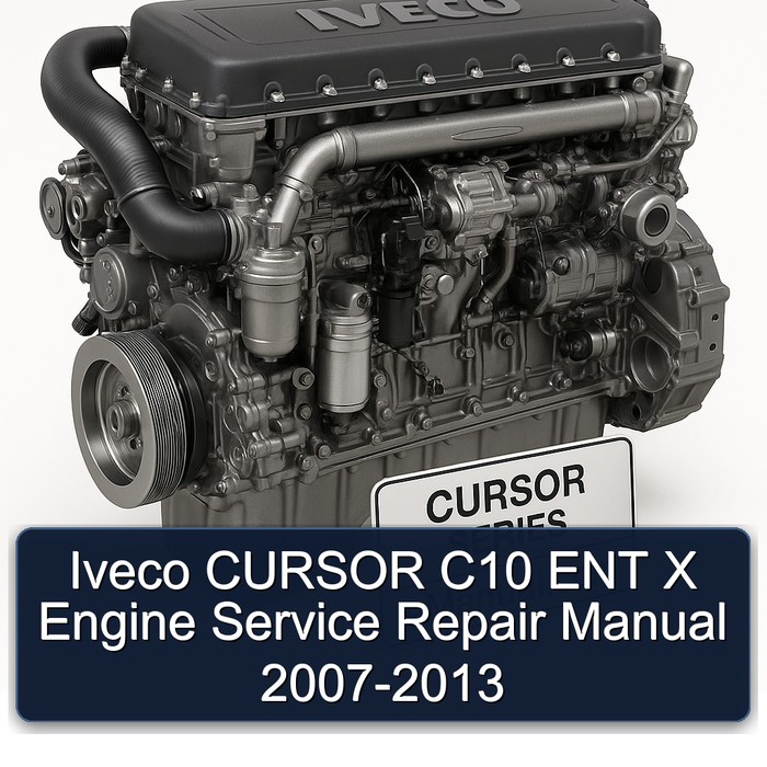 2007-2013 Iveco Cursor C10 ENT X Engine Service Repair Workshop Manual PDF