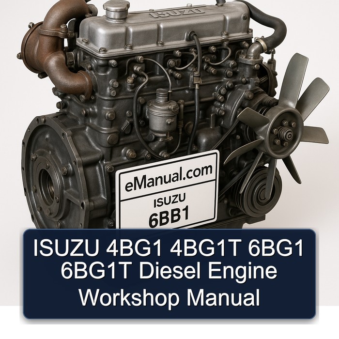 Isuzu 6 BB 1 4bg1 4bg1t 6bg1 6bg1t Diesel Engine Service Repair Workshop Manual PDF