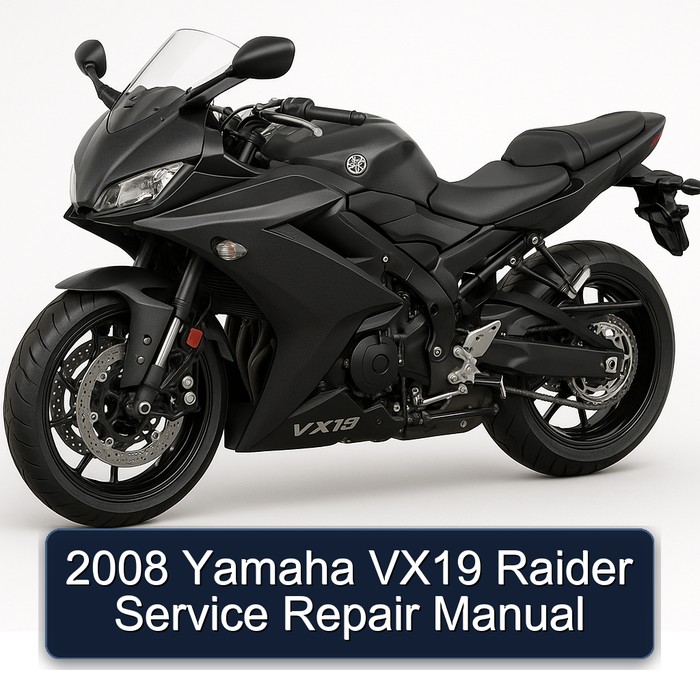 2008 Yamaha VX19 Raider Service Repair Workshop Manual PDF