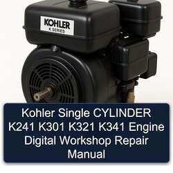 Briggs And Stratton Single Cylinder Kohler K241 K301 K321 K341 Engine Digital Service Repair Workshop Manual PDF