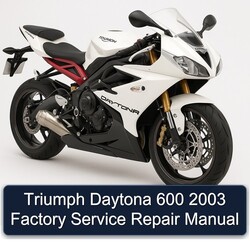 2003 Triumph Daytona Service Repair Workshop Manual PDF