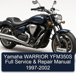 1997-2002 Yamaha Warrior YFM350S Service Repair Workshop Manual PDF