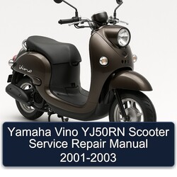 2001-2003 Yamaha Vino YJ50RN Scooter Service Repair Workshop Manual PDF