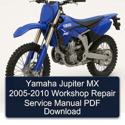 2005-2010 Yamaha MX Models Jupiter Service Repair Workshop Manual PDF