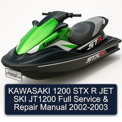 2002-2003 Kawasaki 1200 STX R JET SKI JT1200 Service Repair Workshop Manual PDF