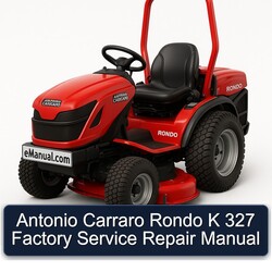 Antonio Carraro Rondo K 327 Service Repair Workshop Manual PDF