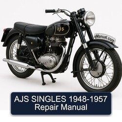 1957 Ajs Singles Service Repair Workshop Manual PDF