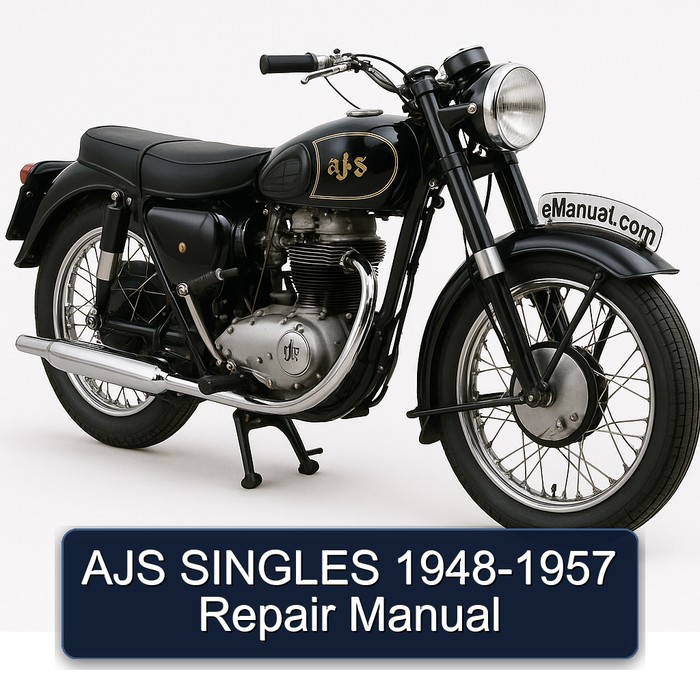1957 Ajs Singles Service Repair Workshop Manual PDF