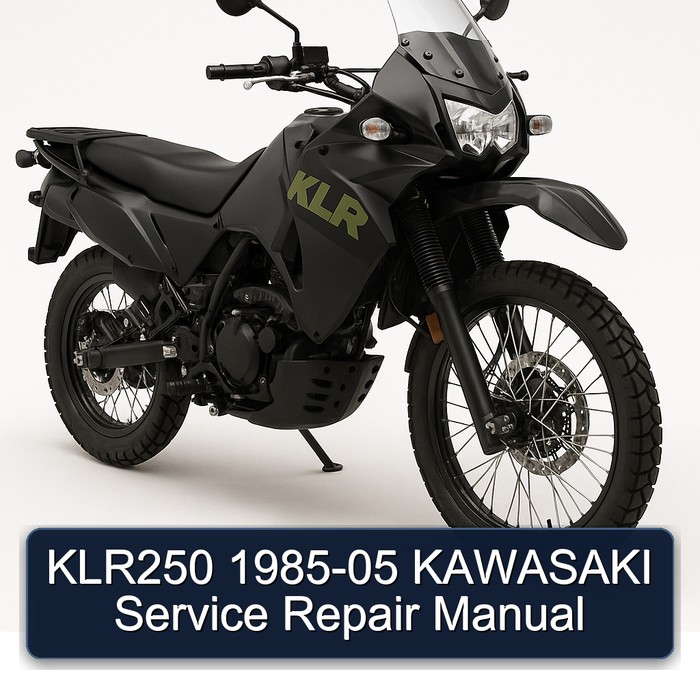 1985-2005 Kawasaki KLR Series KLR250 Service Repair Workshop Manual PDF