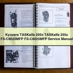 Kyocera Taskalfa 205C 255C Fs-c8020mfp Fs-c8025mfp Service Repair Workshop Manual PDF