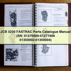 JCB 3230 Fastrac (sn: 01270000-01271999 01350002-01350004) Parts Catalog PDF