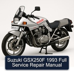 1993 Suzuki GSX Series GSX250F Service Repair Workshop Manual PDF