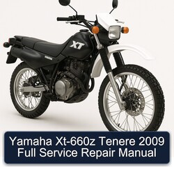 Yamaha Xt-660z Tenere 2009 Full Manual de servicio y reparación 