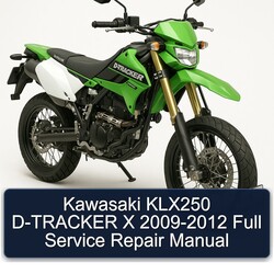 2009-2012 Kawasaki KLX Series KLX250 D-tracker X Service Repair Workshop Manual PDF