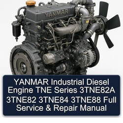 Yanmar TNE Series Industrial Diesel Engine 3tne82a 3tne82 3tne84 3tne88 Service Repair Workshop Manual PDF