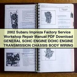 2002 Subaru Impreza General SOHC Engine DOHC Transmission Chassis Body Electrical Wiring Diagrams PDF