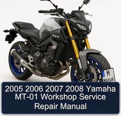 2007-2008 Yamaha MT Series MT-01 Service Repair Workshop Manual PDF