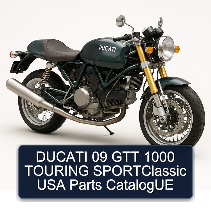 Ducati Sportclassic 09 GTT 1000 Touring USA Parts Catalog PDF