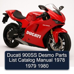 1978-1980 Ducati Desmo 900SS Catalog Parts PDF