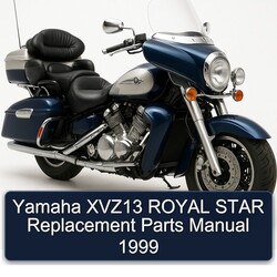 1999 Yamaha XVZ Models XVZ13 Royal Star Replacement Parts Catalog PDF