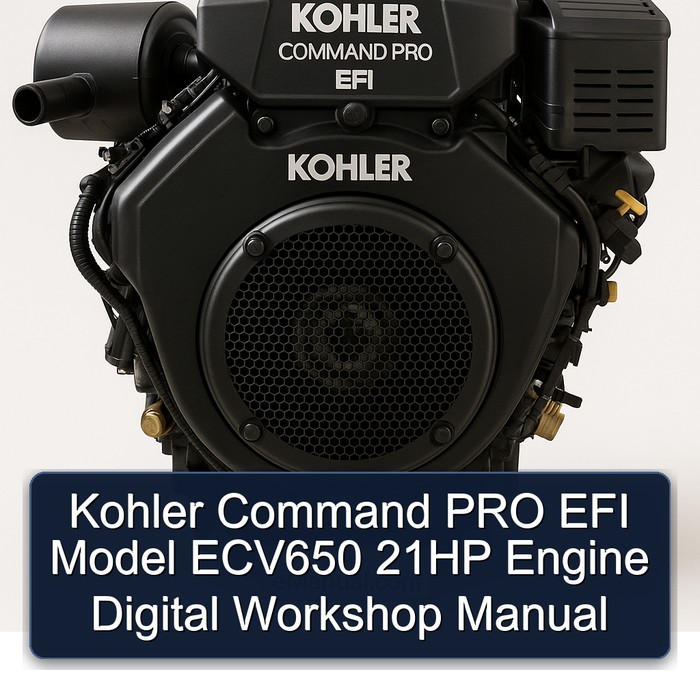 Kohler Command Pro EFI Models Model ECV650 21HP Engine Digital Service Repair Workshop Manual PDF