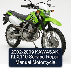 2002-2009 Kawasaki KLX Series KLX110 Motorcycle Service Repair Workshop Manual PDF