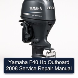 2008 Yamaha F40 Hp Outboard Service Repair Workshop Manual PDF