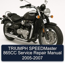 2005-2007 Triumph Speedmaster 865CC Service Repair Workshop Manual PDF