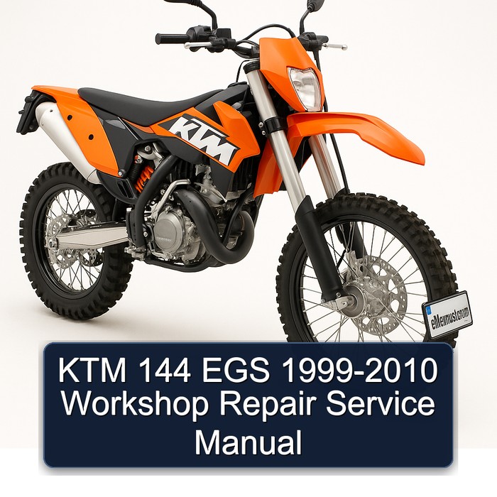 1999-2010 KTM 144 EGS Service Repair Workshop Manual PDF