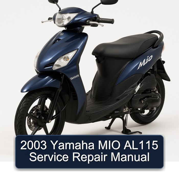 2003 Yamaha MIO AL115 Service Repair Workshop Manual PDF