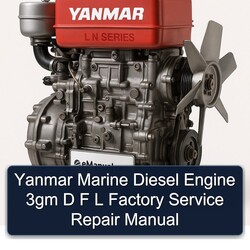 Manual de Reparación y Servicio de Fábrica para el Motor Diésel Marino Yanmar 3GM D F L