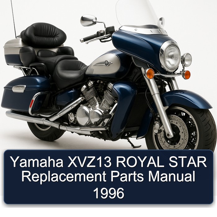1996 Yamaha XVZ Models XVZ13 Royal Star Replacement Parts Catalog PDF