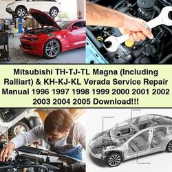 1996-2005 Mitsubishi Magna Th-tj-tl (including Ralliart) Kh-kj-kl Verada Ralliart Service Repair Workshop Manual PDF