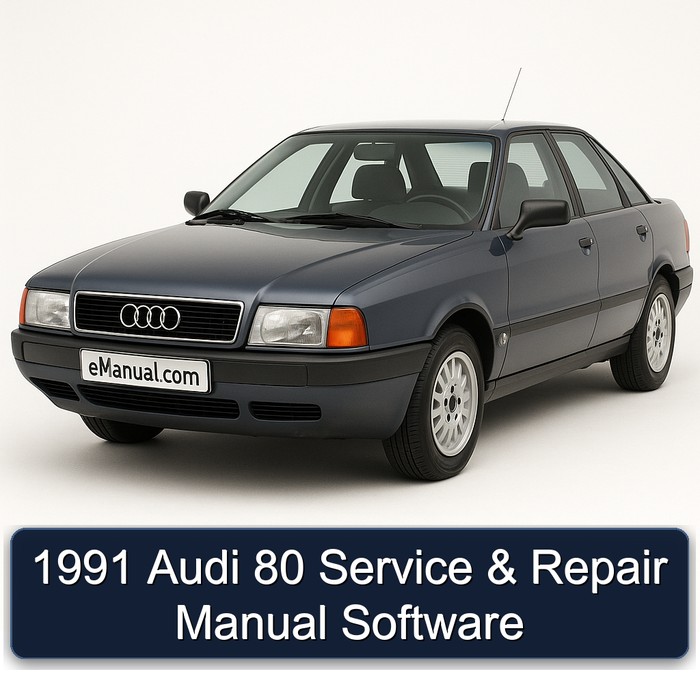 1991 Audi 80 Software Service Repair Workshop Manual PDF