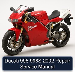 2002 Ducati 998 998S Service Repair Workshop Manual PDF