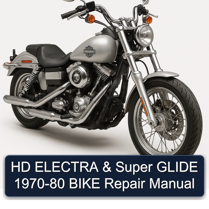 1970-1980 Harley Davidson Super Glide HD Electra Bike Service Repair Workshop Manual PDF