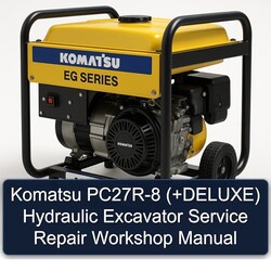 Komatsu PC27R-8 ( Deluxe) Hydraulic Excavator Service Repair Workshop Manual PDF