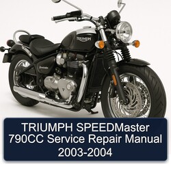 2003-2004 Triumph Speedmaster 790CC Service Repair Workshop Manual PDF