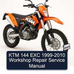 1999-2010 KTM 144 EXC Service Repair Workshop Manual PDF