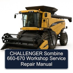 Challenger Sombine 660-670 Service Repair Workshop Manual PDF