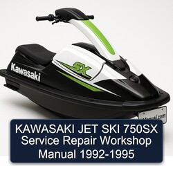 1992-1995 Kawasaki JET SKI 750SX Service Repair Workshop Manual PDF