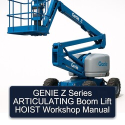 Genie Z Series Articulating Boom Lift Hoist Service Repair Workshop Manual PDF