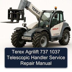 Terex Agrilift 737 1037 Telescopic Handler Service Repair Workshop Manual PDF