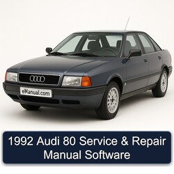 1992 Audi 80 Software Service Repair Workshop Manual PDF